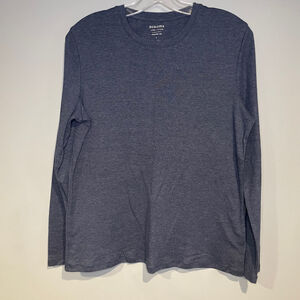 Sonoma Women's Size Large Crewneck Blue Long Sleeve Life + Style